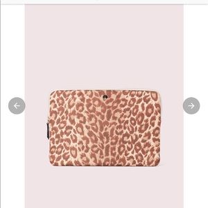 Kate spade leopard laptop sleeve